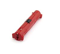 conecto Pelacables coaxial, Universal para Todos los Cables de satélite/Cables de Antena, Herramienta Pelacables, Rojo