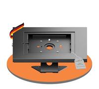 Conecto Soporte de mostrador para Tableta, con Carcasa de Acero para Tab A 10.1 (2019)/ Tab A7/ S6 Lite 10.4/10.5"/11 y iPad 5/6/7/8/9/ iPad Air 9.7"/ 10.5"/10.9 "/iPad Air 9,7"/10,5"/11, Negro