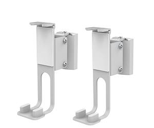 conecto Soporte de Pared para Altavoz Compatible con Sonos® One, Sonos® One SL, Sonos® Play:1, Capacidad de Carga de 3 kg, Juego de 2, Color Blanco