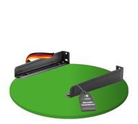 conecto Soporte de Pared para microondas, Soporte Universal para hornos y microondas de hasta 35 kg, Color Negro