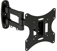 conecto Soporte de Pared para Monitor de TV, Universal inclinable y Giratorio con Brazo articulado, VESA máx. 200 x 200 mm, para Pantallas de 17 a 42 Pulgadas de hasta 30 kg, Negro