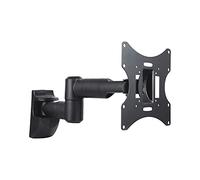 conecto Soporte de Pared para monitores y televisores de hasta 42 Pulgadas, Giratorio (+/-90°), inclinable (+/-20°), VESA 50x50-200x200, Capacidad de Carga máxima 30,0 kg, Negro