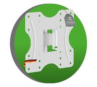 conecto Soporte de Pared para TV, Soporte Universal inclinable y Giratorio, VESA máx. 200x200 mm, para Monitor de TV Plano y Curvo de 23-42 Pulgadas de hasta 30 kg, Blanco