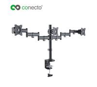 conecto Soporte Monitor 3 Pantallas Mesa Ausleger VESA 100x100 13-27