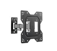 conecto Soporte Universal de Pared para TV inclinable y Giratorio máx. VESA 200 x 200 mm, Apto para televisores de Pantalla Plana de 23 a 43 Pulgadas y curvos de hasta 30 kg, Color Negro