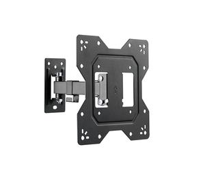 conecto Soporte Universal de Pared para TV inclinable y Giratorio máx. VESA 200 x 200 mm, Apto para televisores de Pantalla Plana de 23 a 43 Pulgadas y curvos de hasta 30 kg, Color Negro