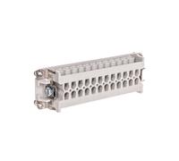 Conector 24P+PE inserto hembra 16A 500V EPIC H-BE 24 BS 10205000