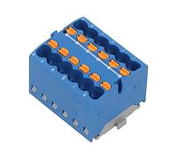 Conector 3002763: bloque de distribución PTFIX 17,5A 450V para carril DIN...