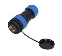 Conector a Prueba de Agua Tuerca Trasera IP68 Toma de Corriente de aviación 380V 45A Cable SP28 Equipo de comunicación Firme y Seguro Duradero Puente de Alarma (2 núcleos)