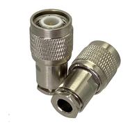 Conector abrazadera TNC for RG316 RG174 / RG58 RG142 / RG8X LMR240 / RG5 RG6 / RG8 LMR400 RF Coaxial macho(For RG58 RG142)