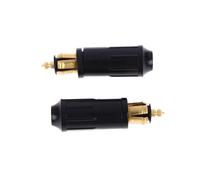 Conector adaptador adaptador de encendedor DIN Hella macho DIY Conector adaptador europeo tipo 12v para encendedores de cigarrillos se adapta a motoci