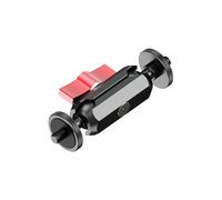 Conector adaptador de cabezal articulado para soporte de jaula de cámara, accesorios de iluminación de vídeo, soporte de mezcla de aluminio