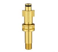 Conector adaptador de espuma de nieve para lavadora a presión Bosch de latón y acero inoxidable con función de conexión rápida (G)