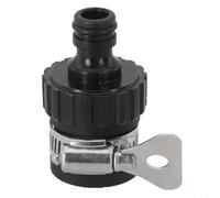 Conector adaptador de grifo de ajuste preciso para tomas de grifo roscadas de 3/4 pulgadas de 26,5 mm y sin rosca de 1/2 pulgada de 15 a 21 mm en aplicaciones diarias
