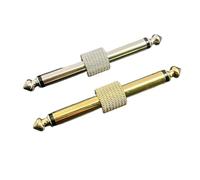 Conector adaptador de Pedal de efecto de instrumento, convertidor recto de soldadura de Metal, conexión de parche, 10 Uds.(Each of 5pcs)