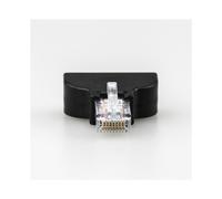 Conector Adaptador de Terminal RJ45 A 8 Pines, Bloque de Terminales de Tornillo de Cabeza de Cristal de Red 8P8C