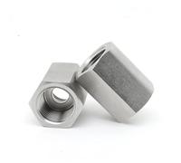 Conector adaptador de tubería de alta presión de acero inoxidable 304 con rosca hembra métrica M4 M6 M8 M10 M12 M14 M16 M18 M20 M22(75 * 50mm)