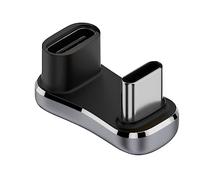 Conector Adaptador USB C Macho a Hembra, Adaptador de extensión Tipo-c de 180 Grados para ASUS ROG Ally/Steam Deck/Tablet (Macho a C Hembra)