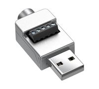 Conector Adaptador USB- De Alta Velocidad, Convertidor Macho A Hembra | Terminal De Transferencia De Datos Rápido, Adaptador USB 2.0 Universal, Conector Compacto Para Laptop, Computadora, T