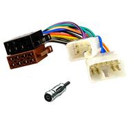 Conector adaptator ISO y Antenna autorradio para Daihatsu, Lexus, Toyota, VW