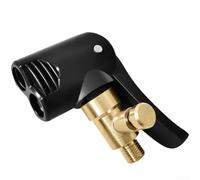 Conector Aire para latón para Bomba Americana Francesa Conector(B) | Compatibilidad americana francesa, sirve coche para moto bici, para herramienta para versátil taller