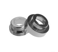 Conector aireador de grifo de cocina de latón con diseño de rosca externa, adaptador de conservación de agua para múltiples rangos de diámetro de rosca exterior (rosca exterior de 20 mm a 22 mm)