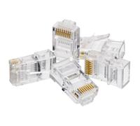 Conector Alantec WT106 RJ45 Transparente Macho Derecho Pack 100 unidades