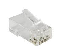 Conector Alantec WT117 RJ-45 Transparente Cat6 UTP Macho recto 100 unidades