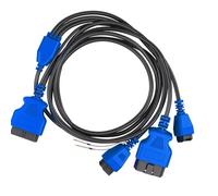 Conector Arnés FCA 12+8, Cable Adaptador de 250 Cm para Configuración de Herramientas de Diagnóstico, Acceso Lector de Códigos y Verificaciones Rutinarias Diarias del Vehículo