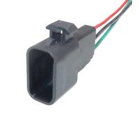 Conector Arnés Reparación Compatible Con Accord Para CRV 6189-0728 Enchufe Macho Hembra 3 Pines Para Automóvil Con Cables Bobinas De Encendido Automóvil Conector Cable Eléctrico(Male wires)