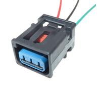 Conector Arnés Reparación Compatible Con Ford 1W7T-14A464-MA Bobina De Encendido De Automóvil De 3 Pines Paquete Voltaje Conector De Cable De Enchufe Sellado Con Cables(Female wires)