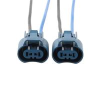 Conector Automóvil Adaptador de cable para portalámparas de faros delanteros 9005 HB3 conector de luz para coche accesorios(2pcs)