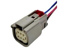 Conector Automóvil Compatible con Ford para Bronco 2021 2022 33472-0606 DJ7068W-1.5-21 Conector automotriz de 6 pines enchufe de faro con terminal