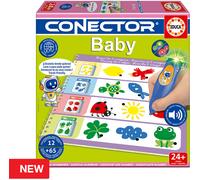 Educa - Conector Baby | Juego Educativo con más de 65 Preguntas y respuestas. 12 Temas Diferentes en Formato Libro y lápiz con luz y Sonido. Recomendado a Partir de 2 años (20394)