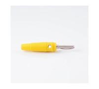 Conector Banana Apilable De 4 Mm, Aislado Y De Alta Corriente, Con Tornillo, For Altavoces.(Yellow,20PCS)