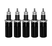 Conector banana de 4 mm, hembras, terminales de polo con diseño de instalación rápida, fácil de usar para dispositivos de sonido e instrumentación, instalación rápida, conector banana, terminales de