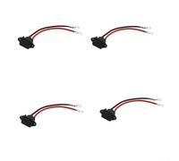 Conector Bici Cabeza Recta 23x15mm Conector Bici Cabeza Recta | Núcleo cobre , transmisión estable, para resistencia térmica, para bicis y triciclos, instalación simple(4PCS)