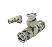 Conector BNC Q9 a macho hembra, adaptador RF, ángulo recto, tipo T, 3 vías, 4 vías, divisor, 2x dobles, 3+4 tipos(Type1,1PCS)