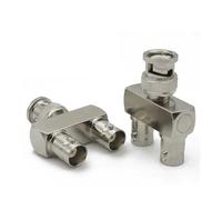 Conector BNC Q9 a macho hembra, adaptador RF, ángulo recto, tipo T, 3 vías, 4 vías, divisor, 2x dobles, 3+4 tipos(Type6,1PCS)