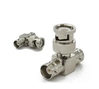 Conector BNC Q9 a macho hembra, adaptador RF, ángulo recto, tipo T, 3 vías, 4 vías, divisor, 2x dobles, 3+4 tipos(Type5,1PCS)