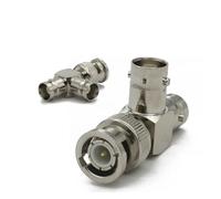 Conector BNC Q9 a macho hembra, adaptador RF, ángulo recto, tipo T, 3 vías, 4 vías, divisor, 2x dobles, 3+4 tipos(Type3,1PCS)