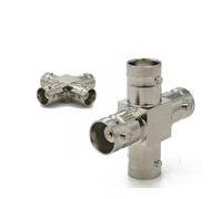 Conector BNC Q9 a macho hembra, adaptador RF, ángulo recto, tipo T, 3 vías, 4 vías, divisor, 2x dobles, 3+4 tipos(Type10,1PCS)