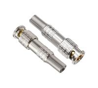 Conector BNC Sin Soldadura Q9 HD, Osciloscopio De Vídeo, Enchufe Macho, 75-5 Ohm, Conectores De Cable De De Monitoreo(Solderless,3PCS)