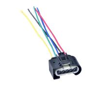 Conector bobina de encendido Compatible Con Benz 09441511 2115451128 625720A01 62572 5 Pines Bobina Encendido Automático Bomba Combustible Conector Arnés De Cables Conector Impermeable(White)