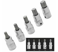 Conector Broca Torque Set T45-T70 1.3cm Conducir Masculino Star Enchufes 5pc