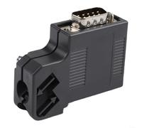 Conector Bus RS485 Metal ABS Compatible para siemens 3VA Conector | para resistencia terminal integrada, para tasa 12Mbit/s, para compacto, sin programación, conexión directa
