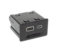 Conector Carga Auxiliar USB Coche Interfaz USB AUX Del Coche Compatible Con GMC Para Acadia 2020 Para Sierra 1500 2019 Puerto USB-C Toma De Carga Doble Para Tarjeta SD 13529869