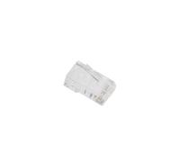 Lanberg Conector RJ-45 PLU-6020 Cat6 Macho Derecho Transparente Paquete 20 piezas