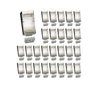 Conector Cat6 RJ45 para Cable Ethernet, Enchufe de Red 8P8C, Blindado Metálico, Macho, 8 Pines, Modular, RJ45, Terminales B