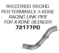 Conector central ARROW no homologados en acero inox. para HONDA CRF 300 L 21-24